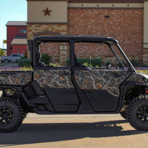 2026 Can-Am® Defender MAX X mr HD11 with half-doors Dark Wildland Camo