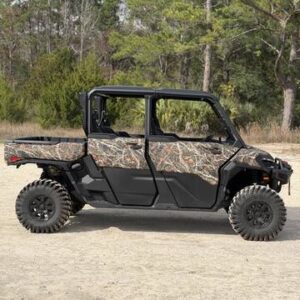 2026 Can-Am® Defender MAX X mr HD11 with half-doors Dark Wildland Camo