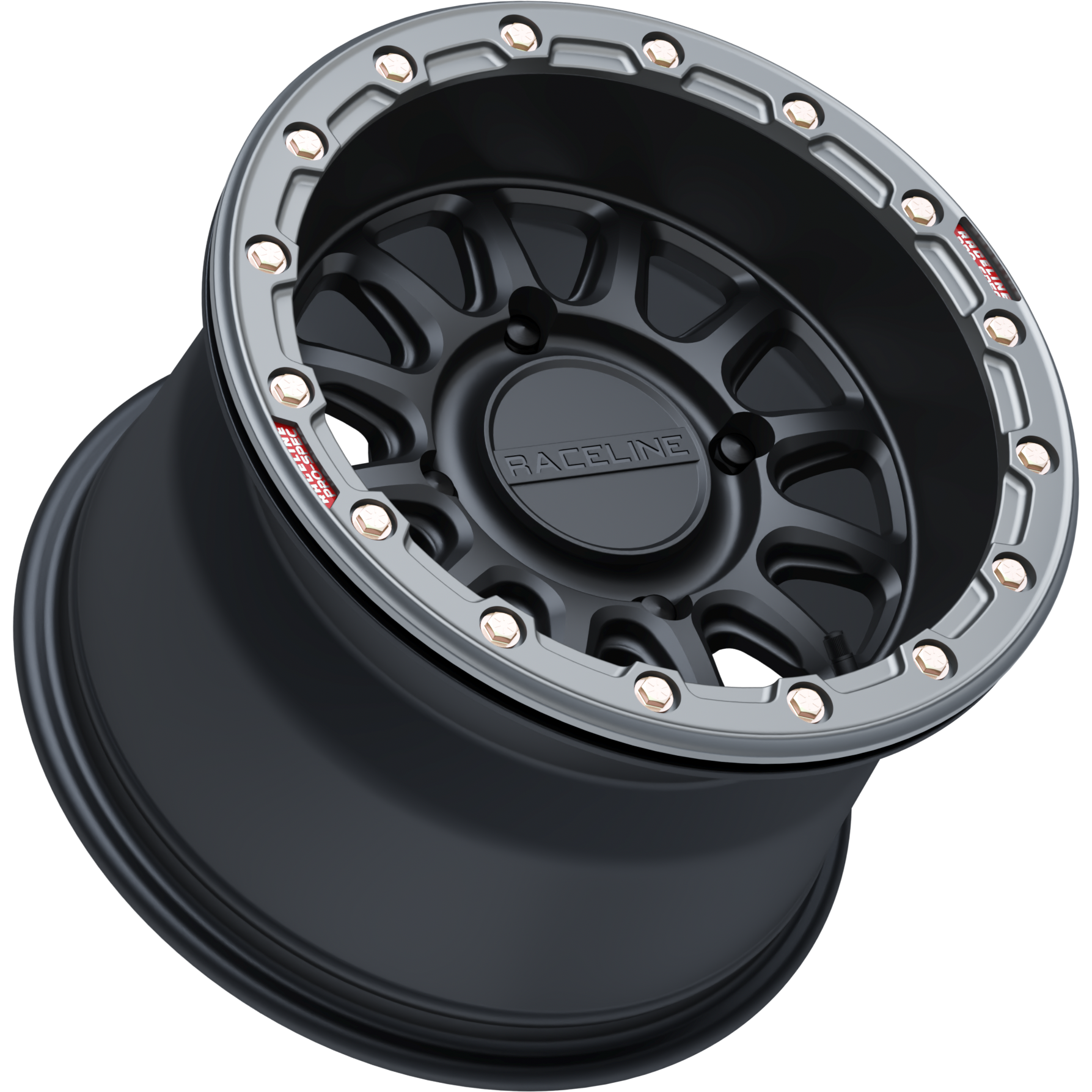 Alpha Wheel 4/137 Blk/Gunmetal 15x10 (+10mm) - Image 2