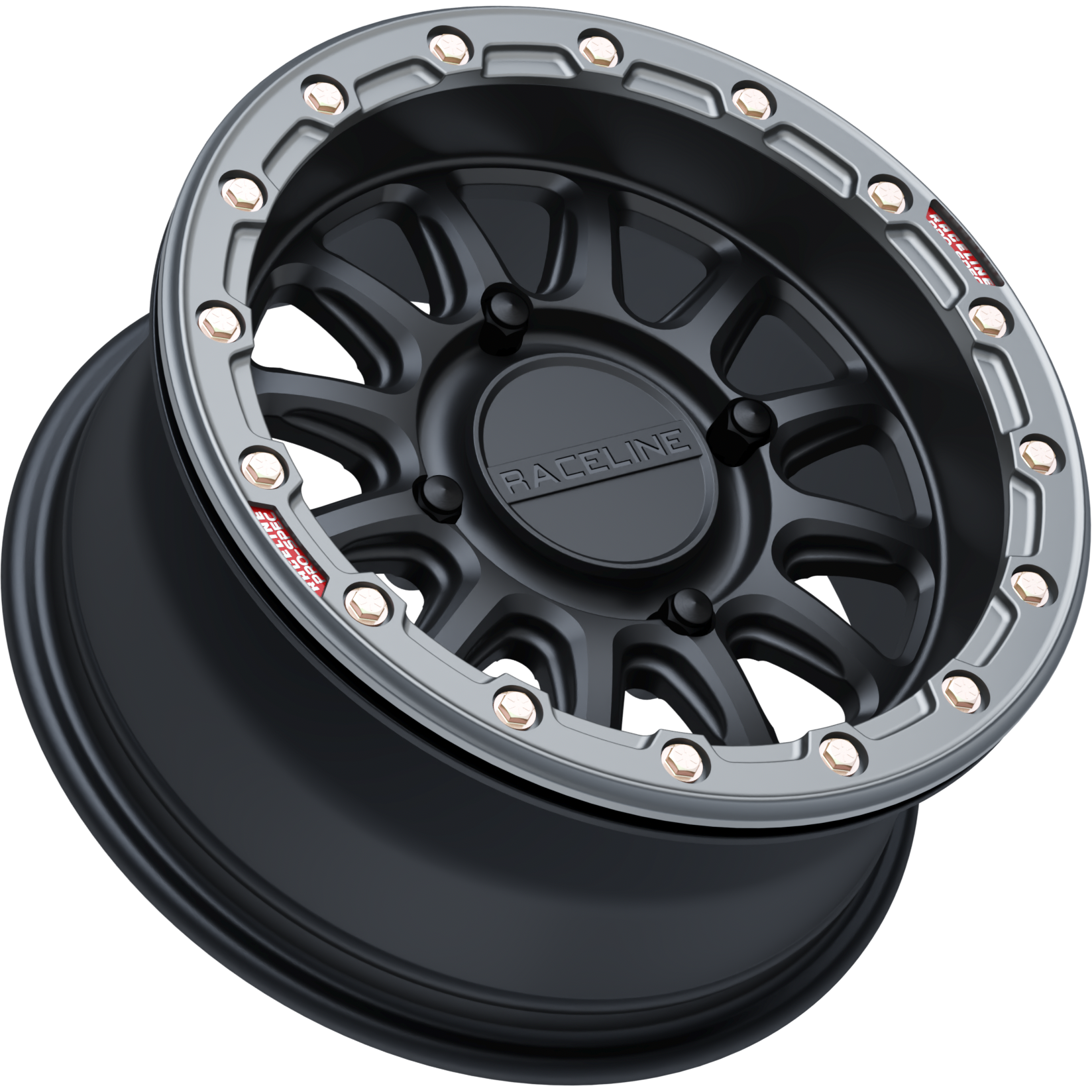 Alpha Wheel 4/156 Blk/Gunmetal 15x7 (+10mm) - Image 2