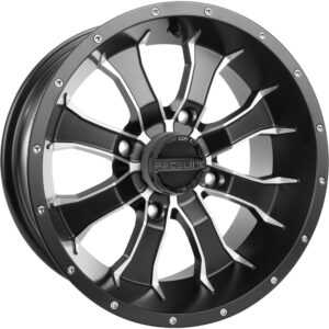 Mamba Wheel 12x7 4/110 5+2 (+10mm) Blk/Machined