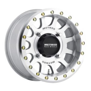Method MR401 UTV Beadlock 15x7 / 4+3/13mm Offset / 4x156 / 132mm CB Machined - Raw Wheel