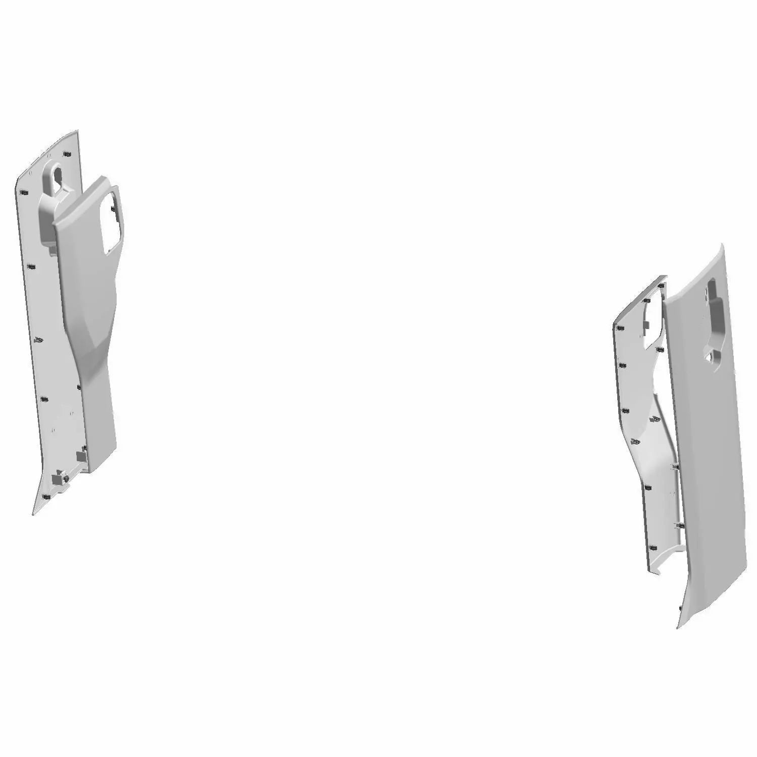 Polaris Ranger 1500 Exterior Door Accent Panels Rear, Set of 2 - 2890689-402 - Image 4