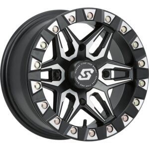 Split 6 Bdlk Wheel 14x7 4/110 5+2 (+10mm) Blk/Machined