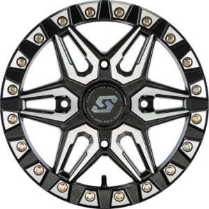 Split 6 Bdlk Wheel 15x6 4/156 5+1 (+38mm) Blk/Machined