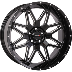 St7 Wheel 20x9 5+4 (0mm) 5/4.5 Gloss Black Milled